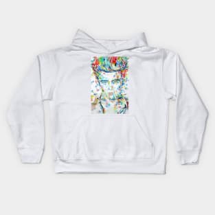 JAMES DEAN watercolor portrait .1 Kids Hoodie